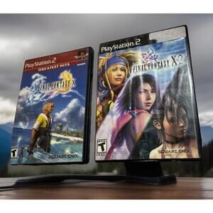 Final Fantasy Lot of 2: Final Fantasy X And X2 (PS2 PlayStation 2, 2001) CIB